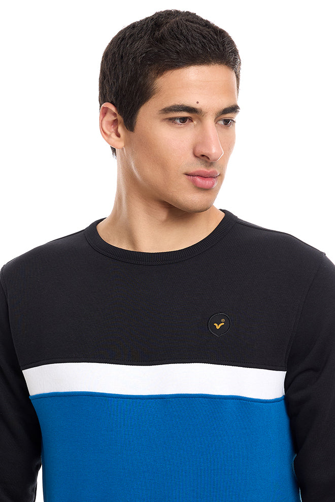 Crew Neck Sweatshirt - Black