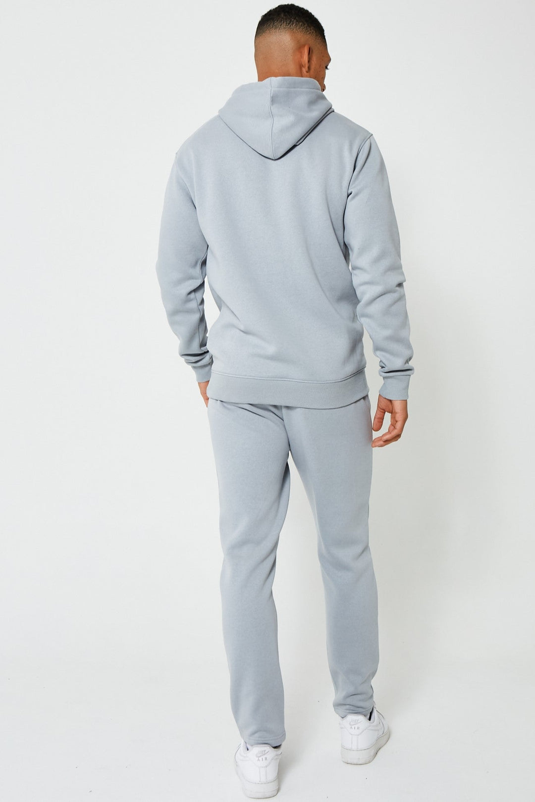 Holloway Road Over the Head Hoody Tracksuit - Alloy Grey
