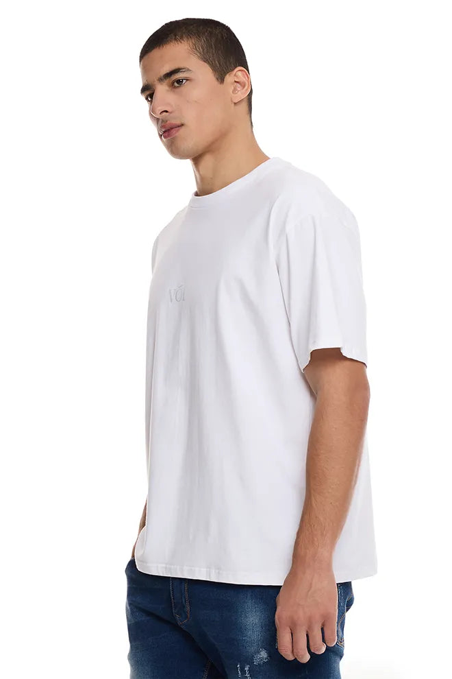 James Street Mens Oversized T-shirt - White