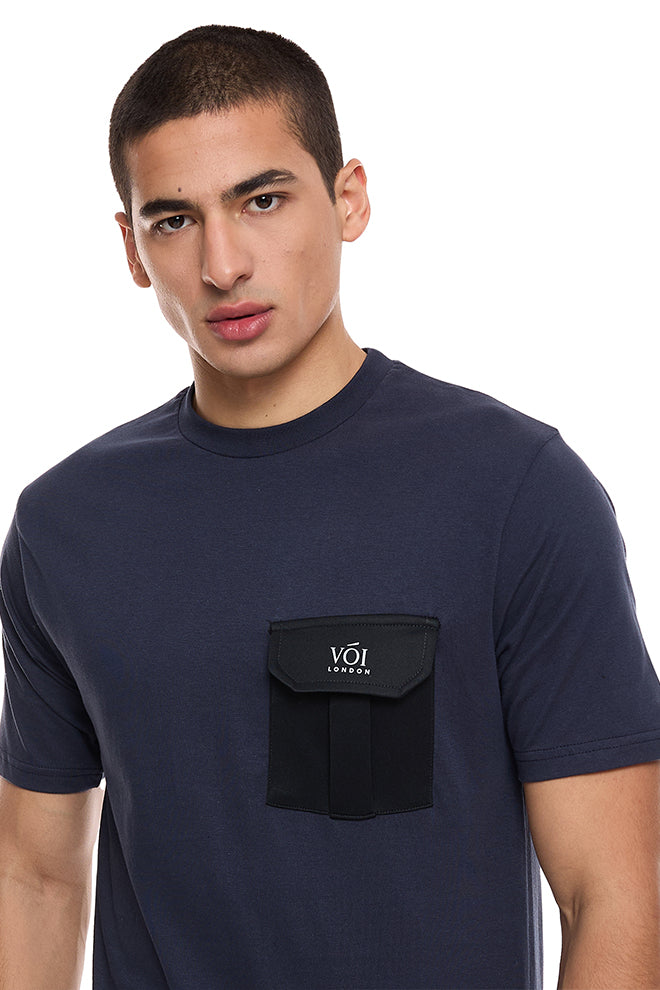 Mell Street T-Shirt & Short Set - Blue