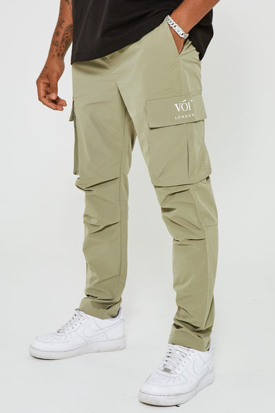 Park Place Cargo Pants - Khakhi – Voilondon.ae