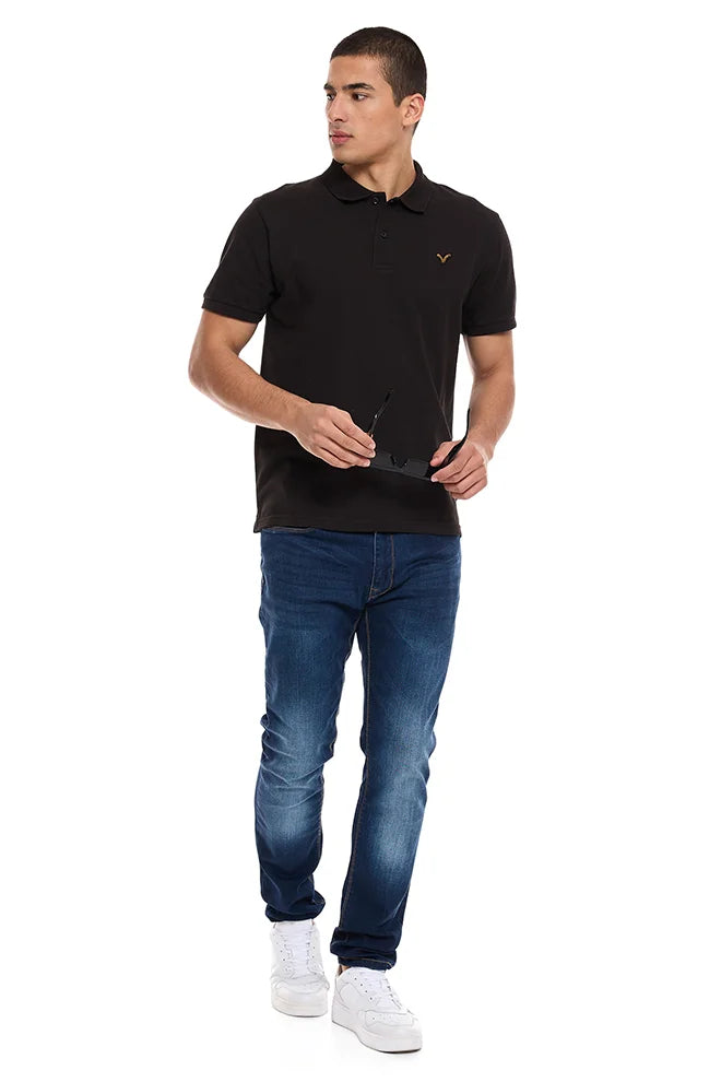 Redford Polo Shirt - Black